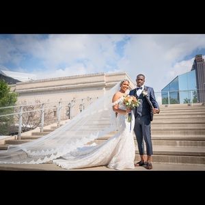 Enzoani Odette wedding dress in ivory